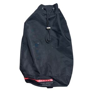 Prada Black Drawstring sling back bag